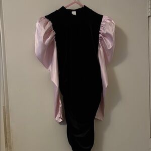 SHEIN Black and Pink Kids Dress